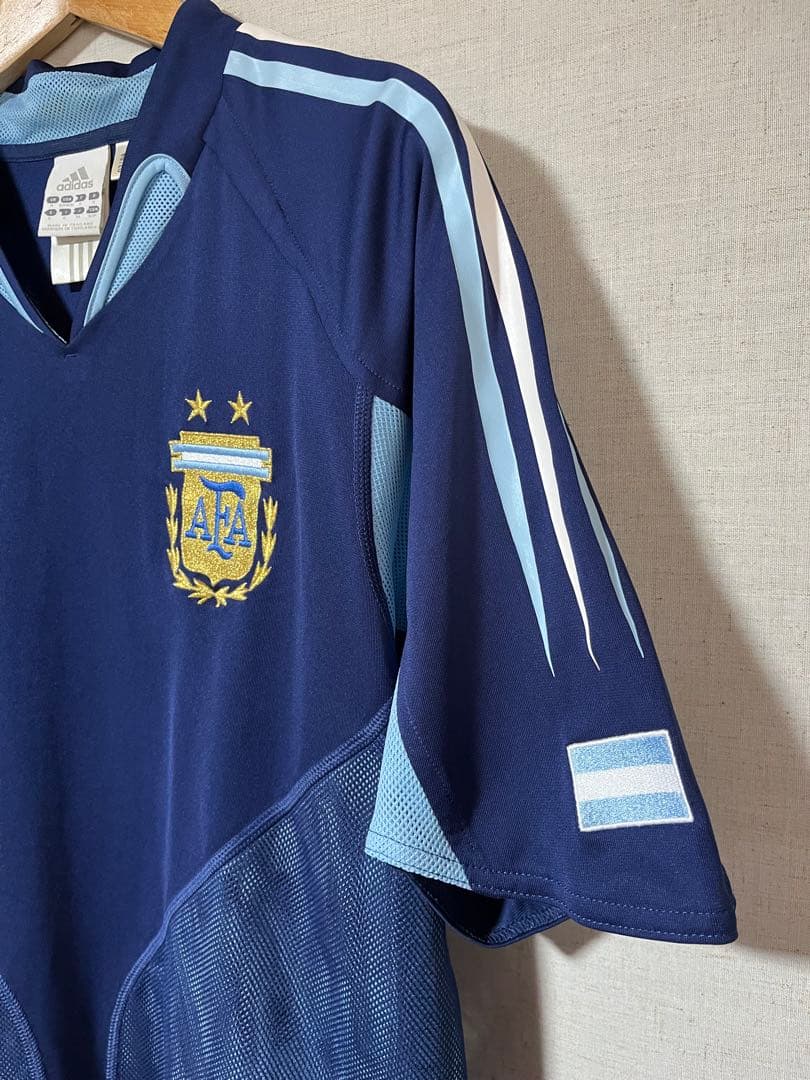 古着 アルゼンチン代表 ユニフォーム adidas 04-05 メッシ サッカー