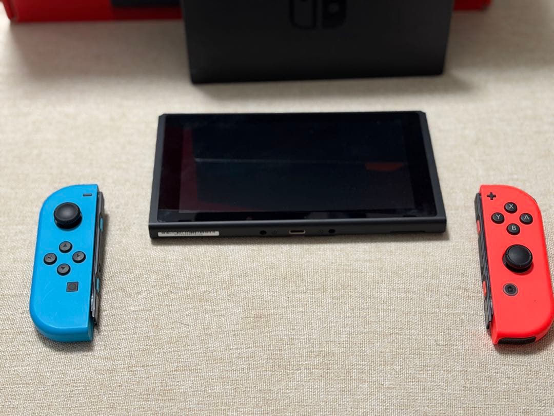 美品)ニンテンドースイッチ 本体Nintendo Switch (箱付)ドック付