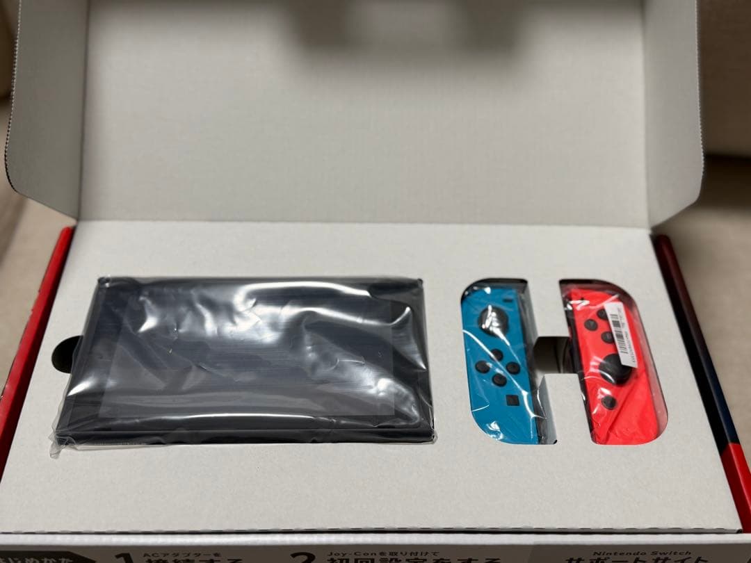 美品)ニンテンドースイッチ 本体Nintendo Switch (箱付)ドック付