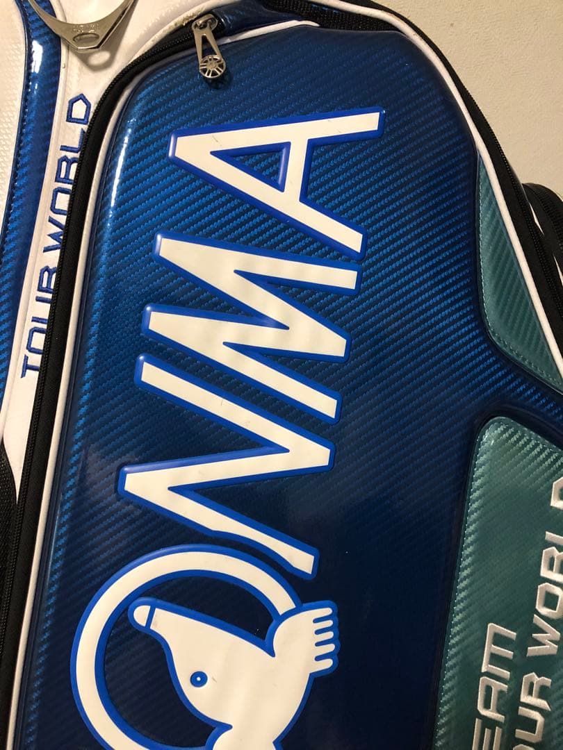 【送料込み】廃盤　高級HONMA TOUR WORLD キャディバッグ 青　白