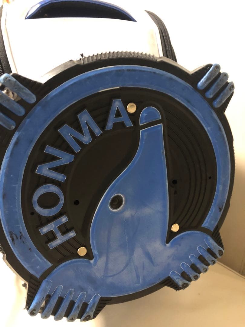 【送料込み】廃盤　高級HONMA TOUR WORLD キャディバッグ 青　白