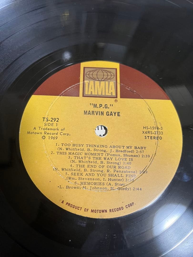 Marvin Gaye That's the Way Love IsとM.P.G