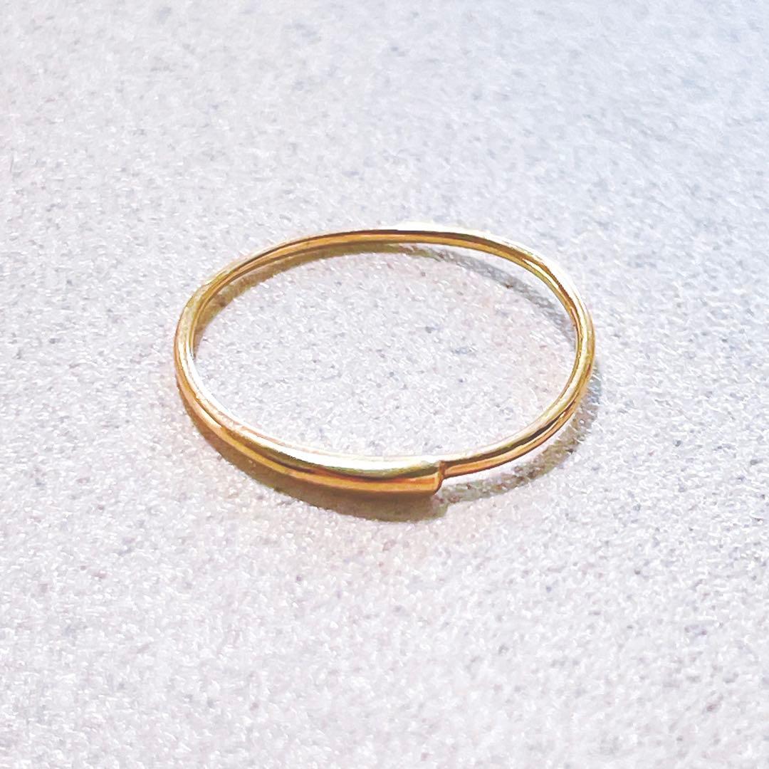 も*ん様 美品 L&CO. K10 デザインリング