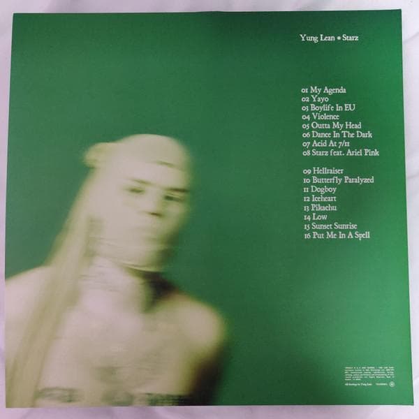 Yung Lean Starz グリーンレコード 2LP