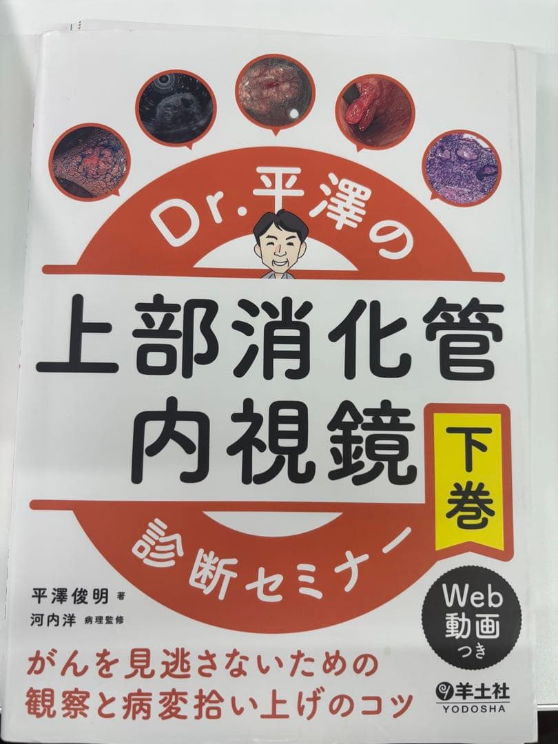 【裁断済み】Dr.平澤の上部消化管内視鏡診断セミナー 上巻・下巻