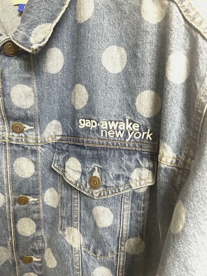 2026S/S新作即完売❗️GAP awakeNY ドットデニムジャケット❗️