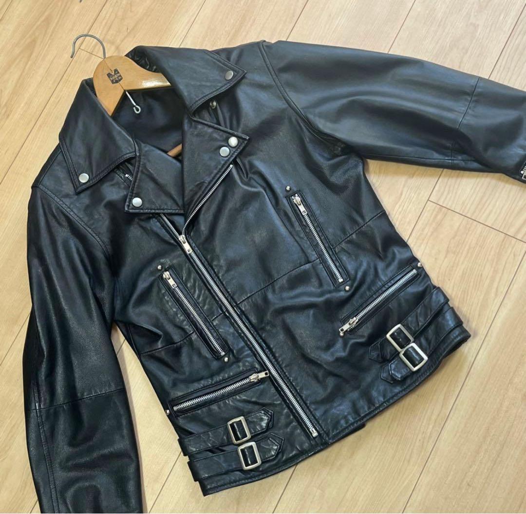 ライダース ジャケット スタッズ レザー PUNK 本革
