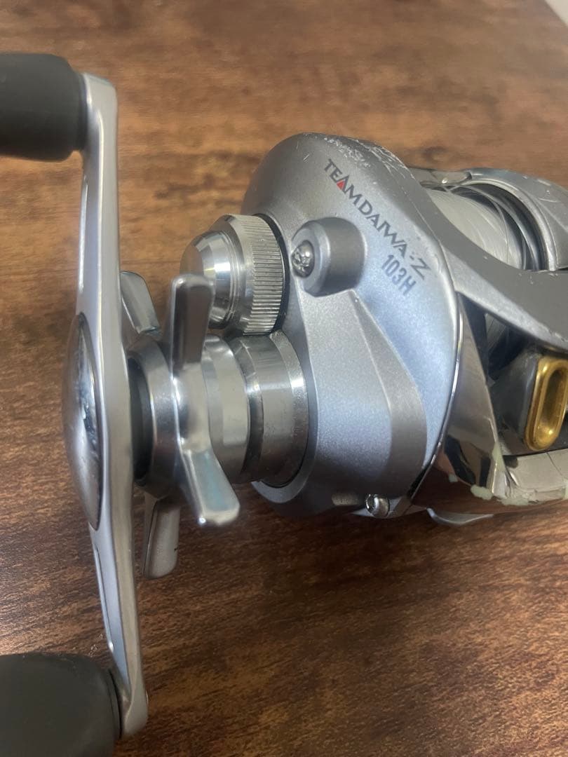 TEAM DAIWA-Z 103H シルバー ベイトリール ダブルハンドル