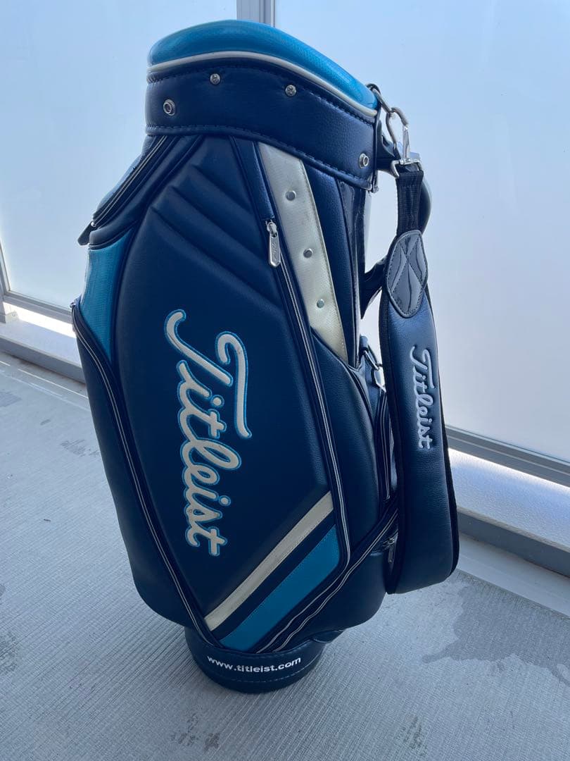 Titleist ゴルフバッグ ネイビー/青　美品