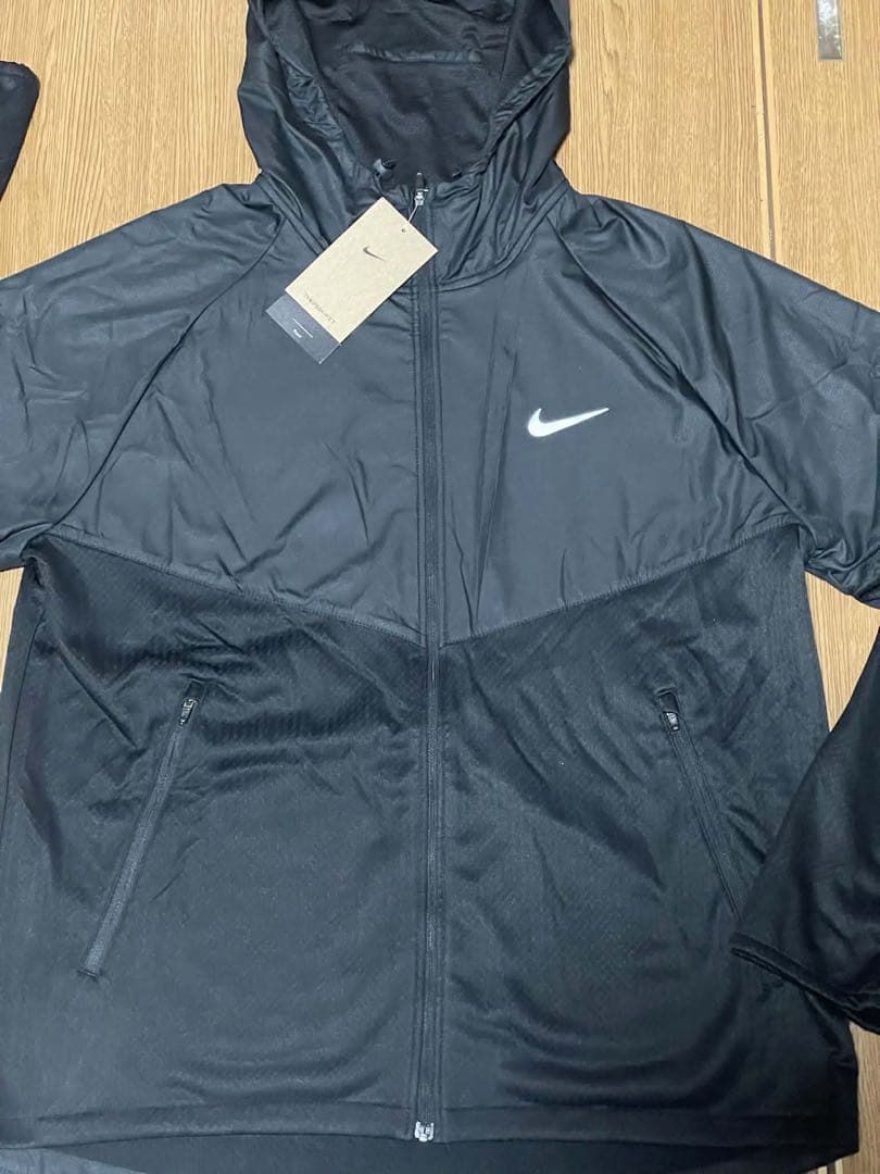 L 新品 ナイキ ランニングジャケット スフィア 防寒 サーマ ウィンドブレーカ