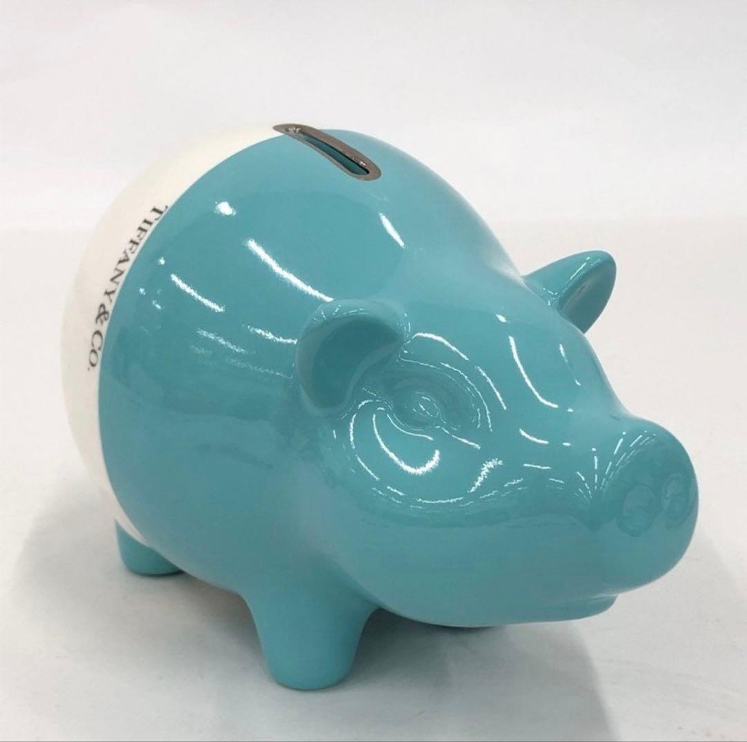 TIFFANY＆Co. ティファニー 貯金箱 カラーブロック ピギーバンク