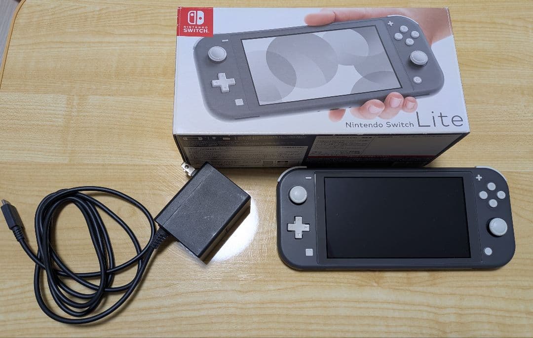 【箱・充電器・ケース付】Nintendo Switch Lite グレー