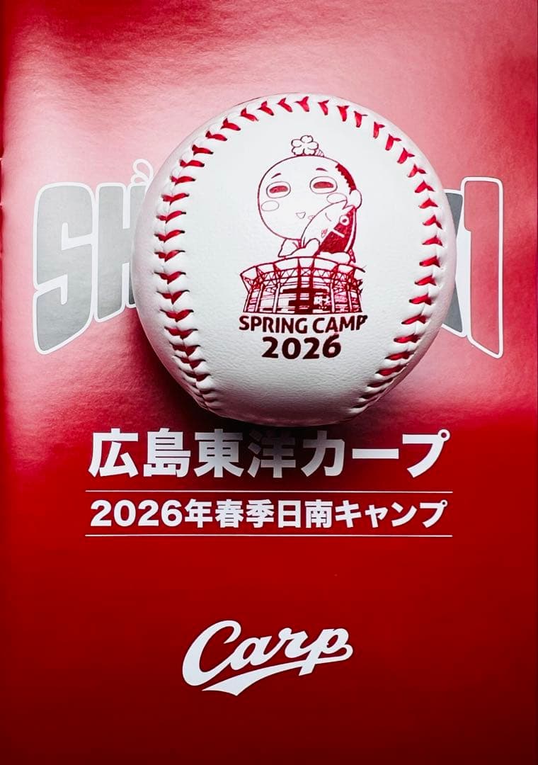 広島東洋カープ 坂倉将吾選手♯31 直筆サインボール 2026日南キャンプボール
