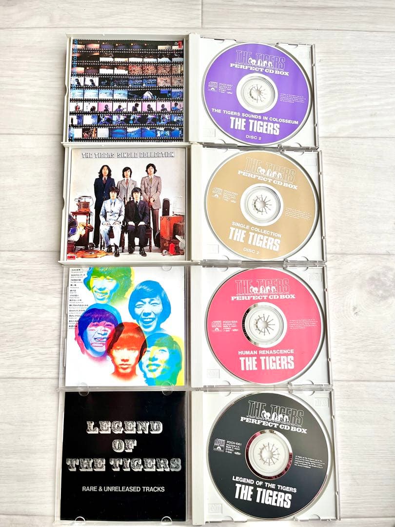 【希少】THE TIGERS PERFECT CDBOX 10枚組⭐︎未発表曲収録