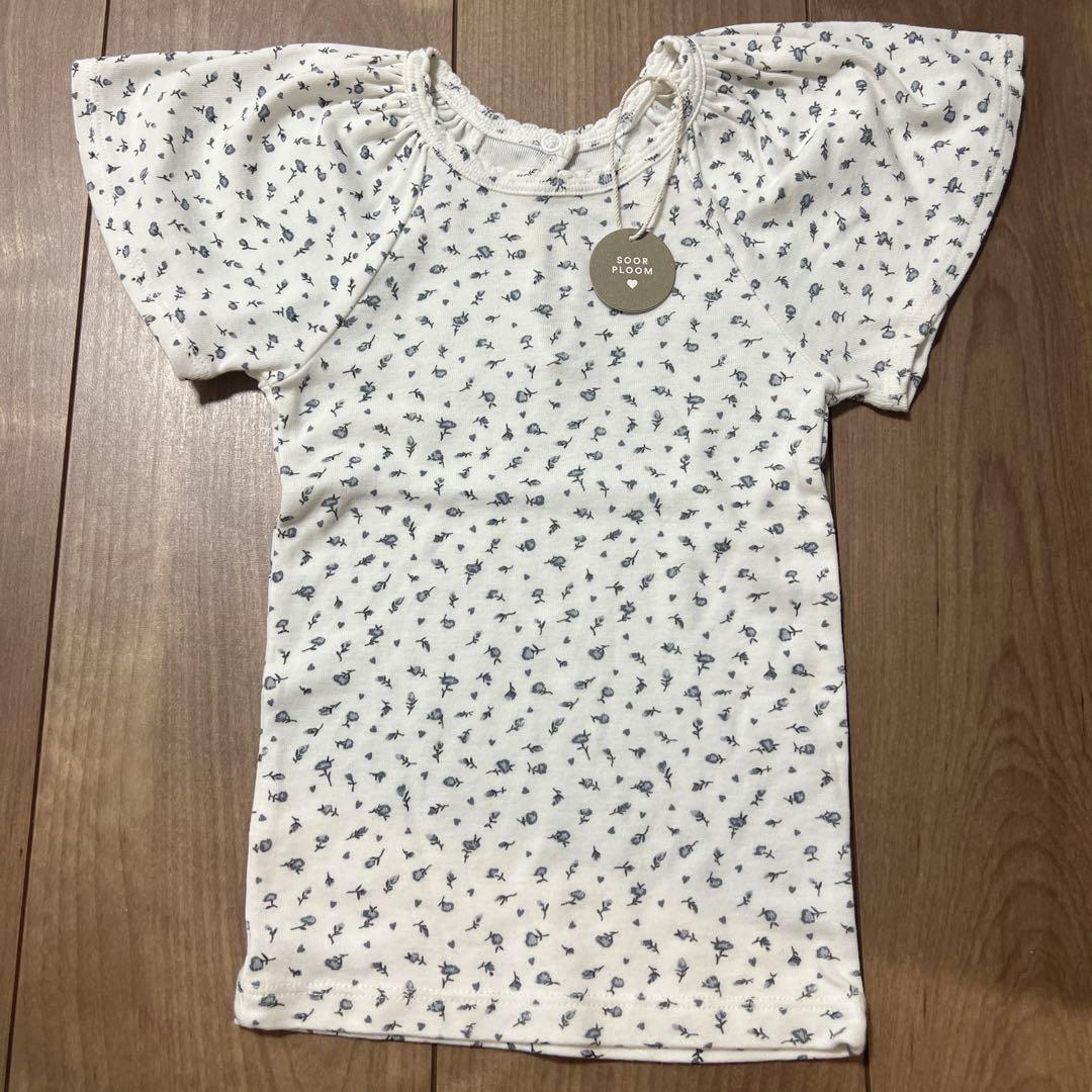 トップス SOOR PLOOM FLUTTER TEE ROSEBUD 2Y/92cm