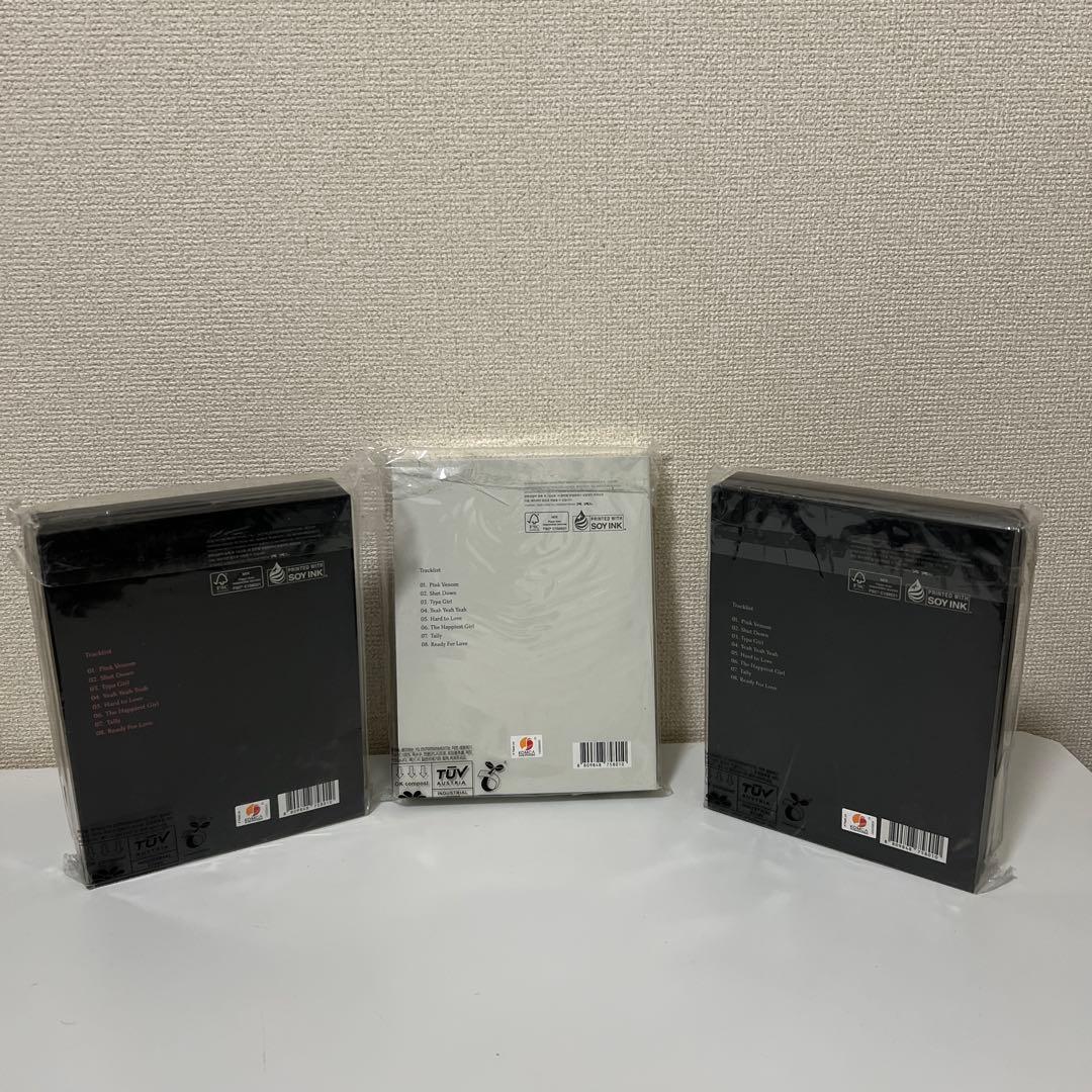 BLACKPINKBORNPINK アルバム 3セットまとめ売りフォトカード付き
