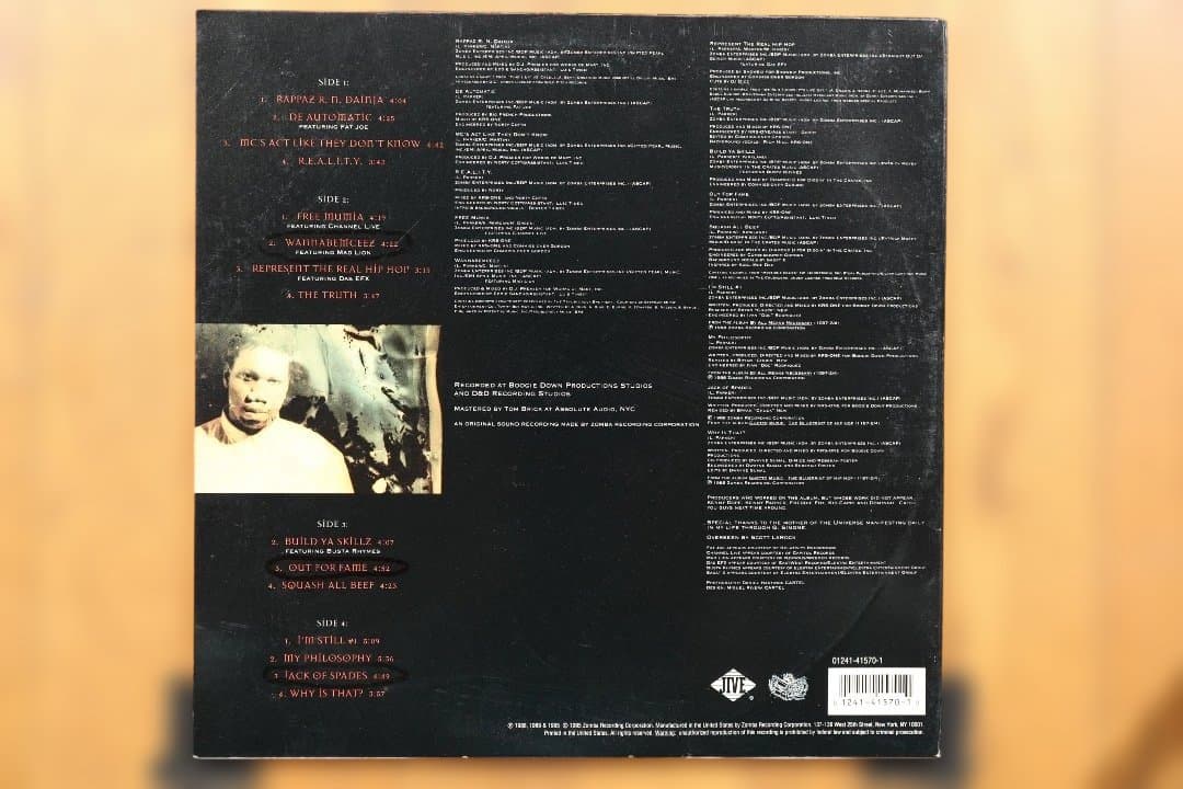 KRS ONE 2枚組LPレコード
