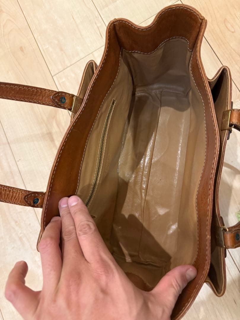 良品✨ バーニーズニューヨーク トスカレザー トートバッグ
