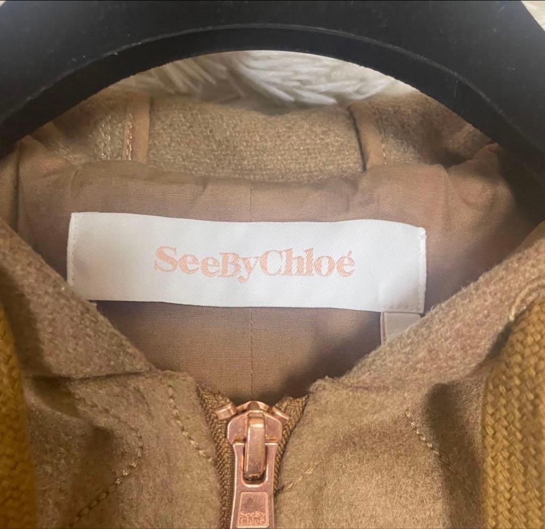 ⭐︎お値下げ！室内着のみ　See by Chloé ブラウンポンチョ