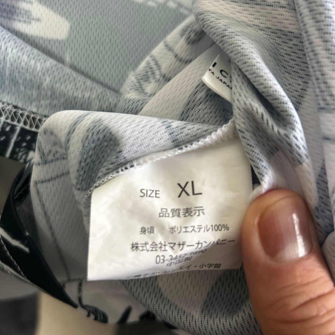 木梨サイクル × プロゴルファー猿 モックネックシャツ XL