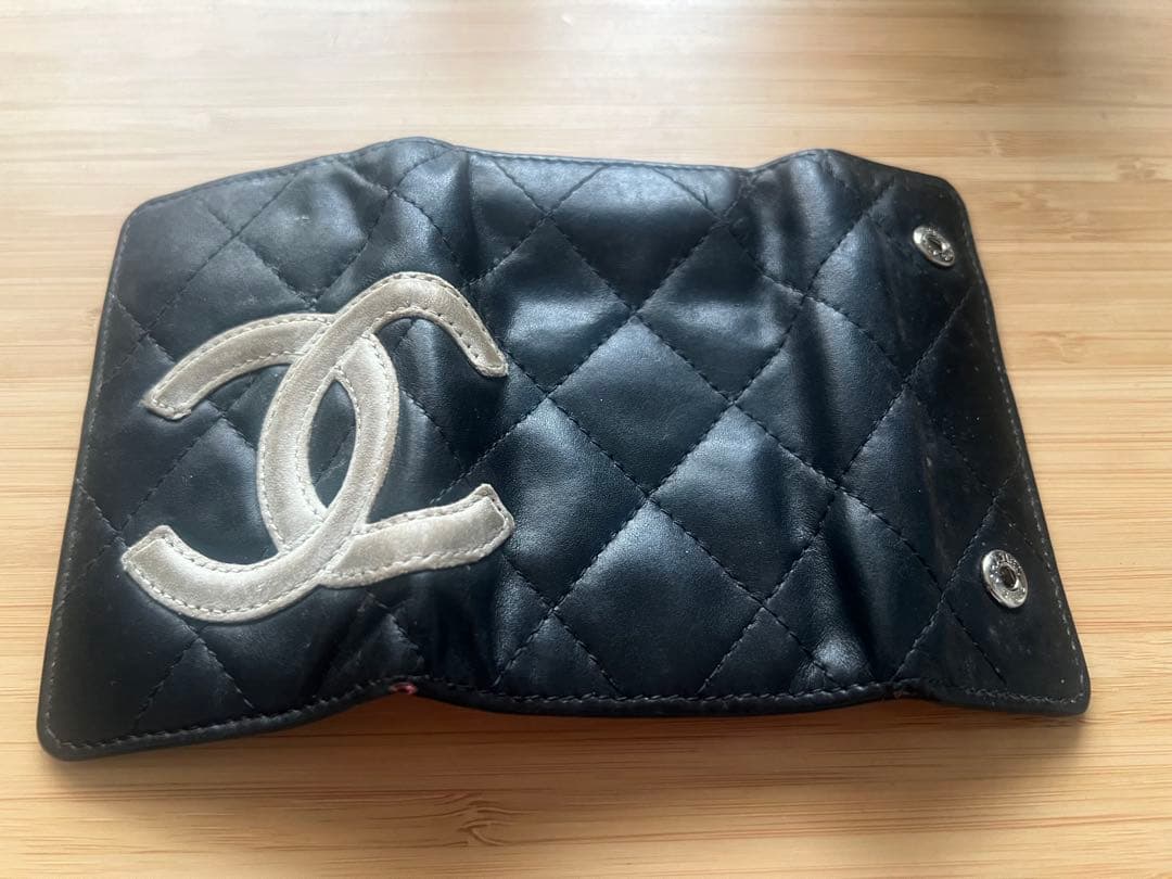 CHANEL ブラック キルティング　キーケース
