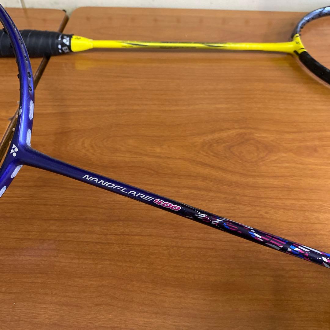 YONEX バドミントンラケットナノフレア1000ゲーム.400 ジャンク美品