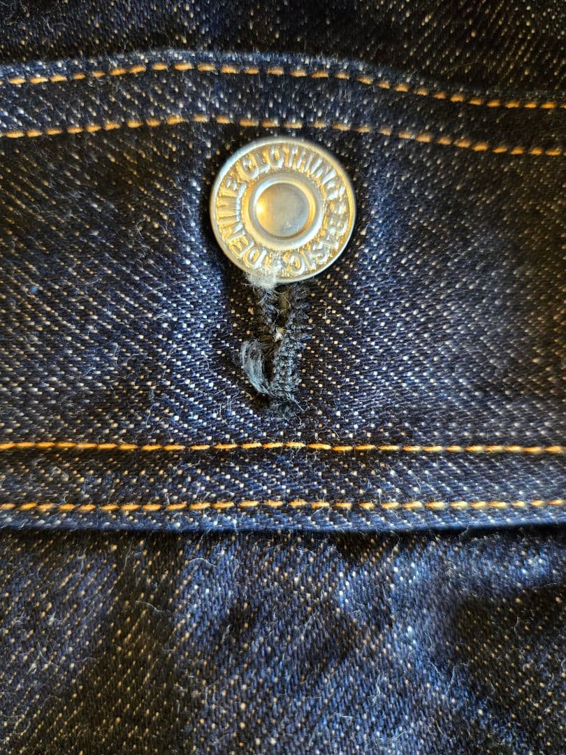 DENIME デニムジャケット タイト2ndジャケット