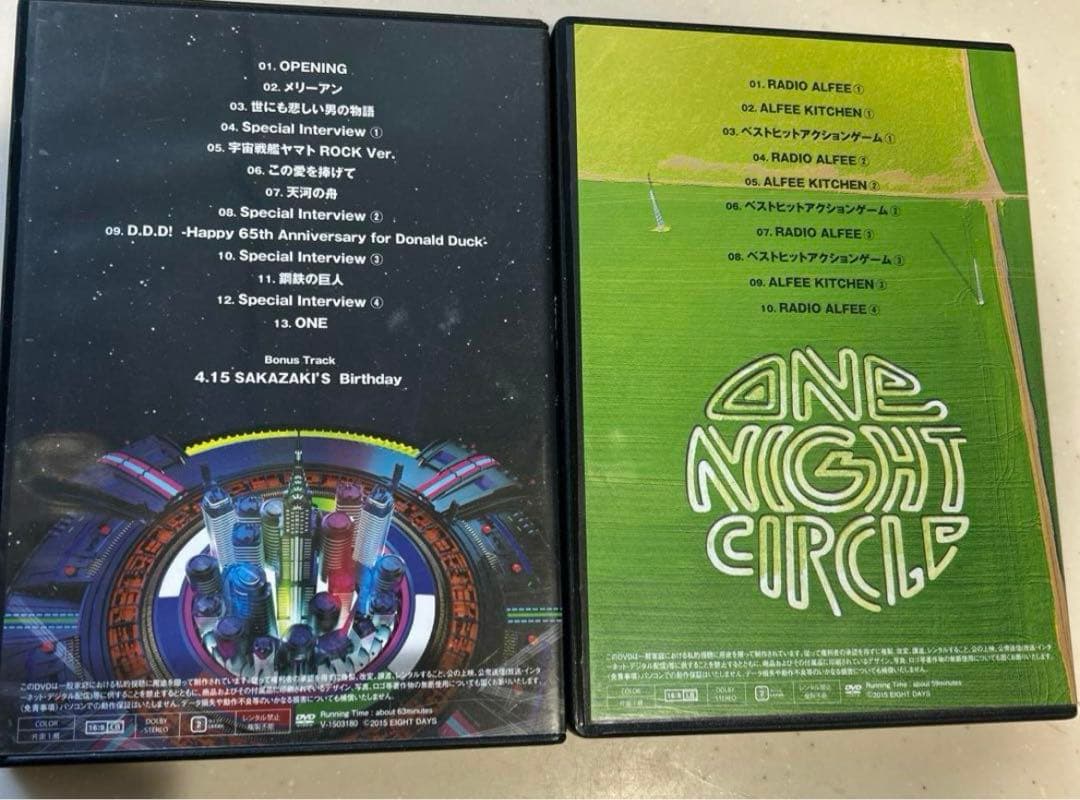THE ALFEE 2015年 夏イベ DVDパンフレットセット