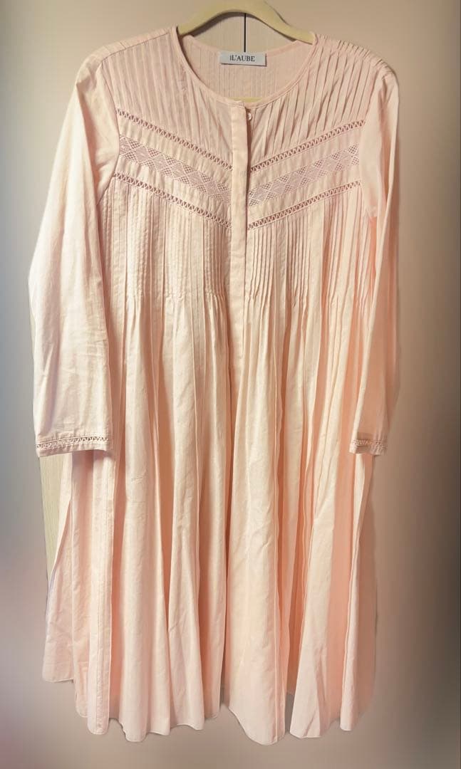 新品♡laubeblanc Pin-tuck Lace Mini Dress