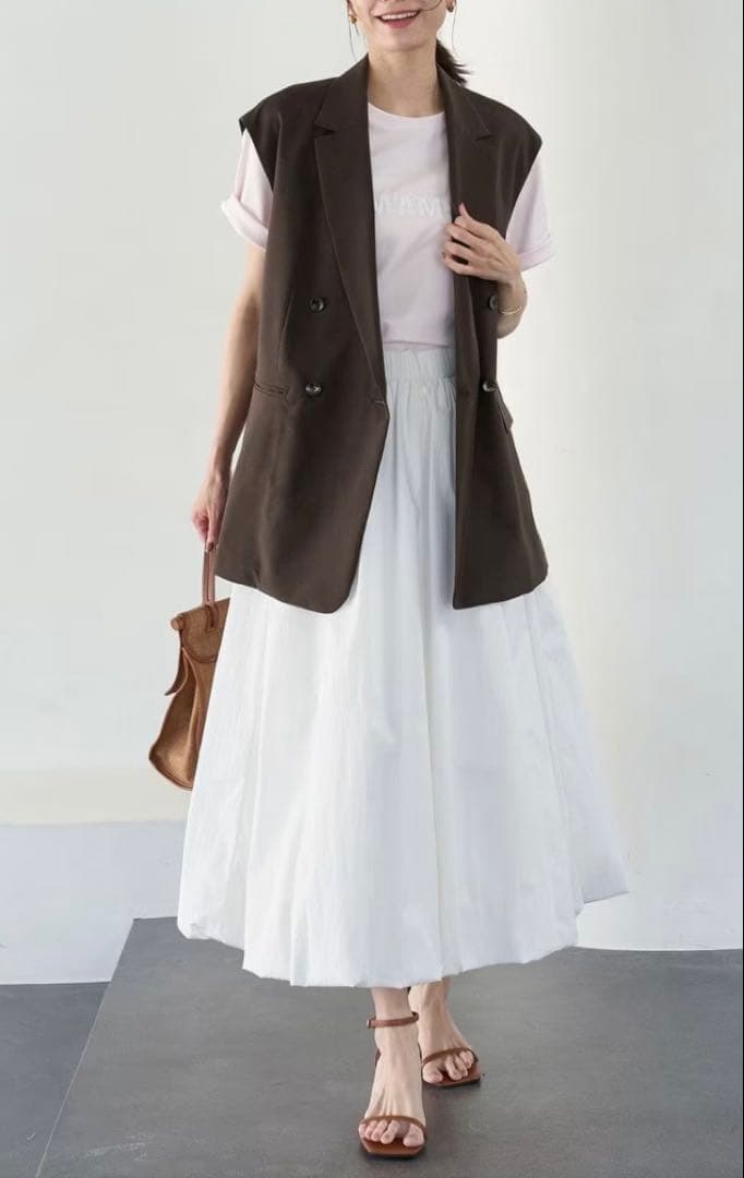 ⭐︎新品⭐︎UNFILO 【軽量/洗える】TENNEN TOUCH テーラードジレ