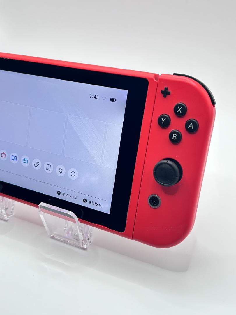 Switch 本体 マリオレッド 新型 バッテリー強化型 動作確認済 #201