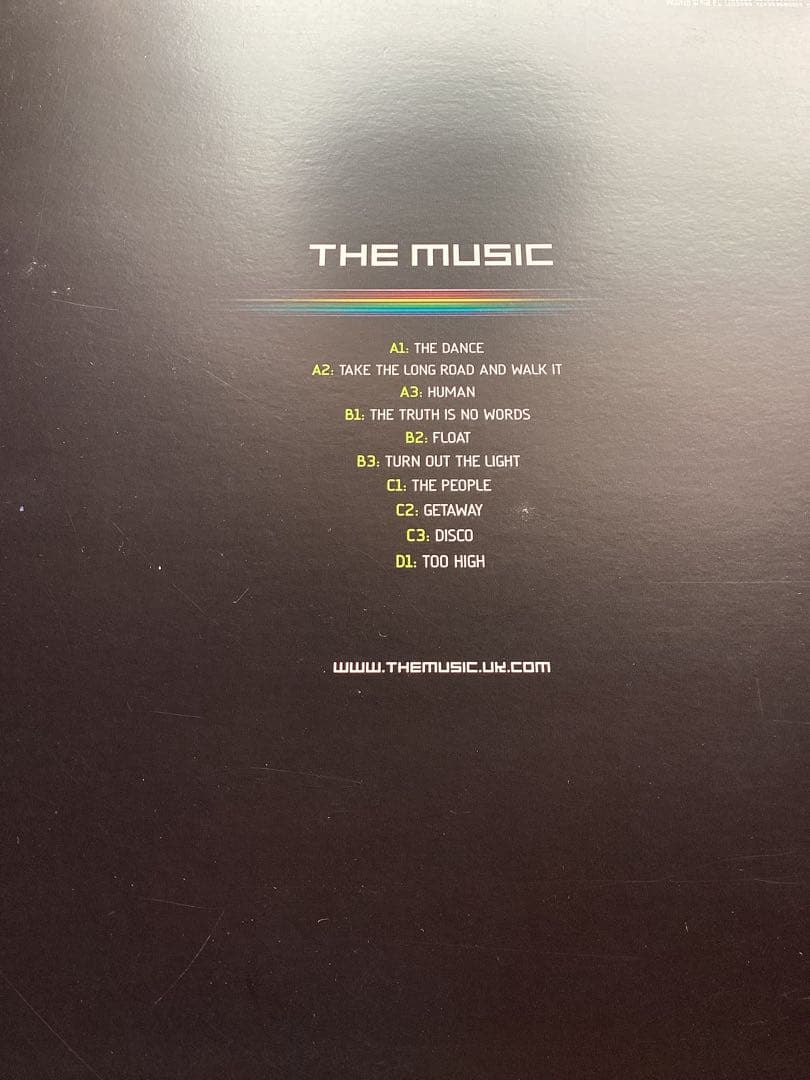THE MUSIC 2LP 2002 PRINTED IN THE EU 良好