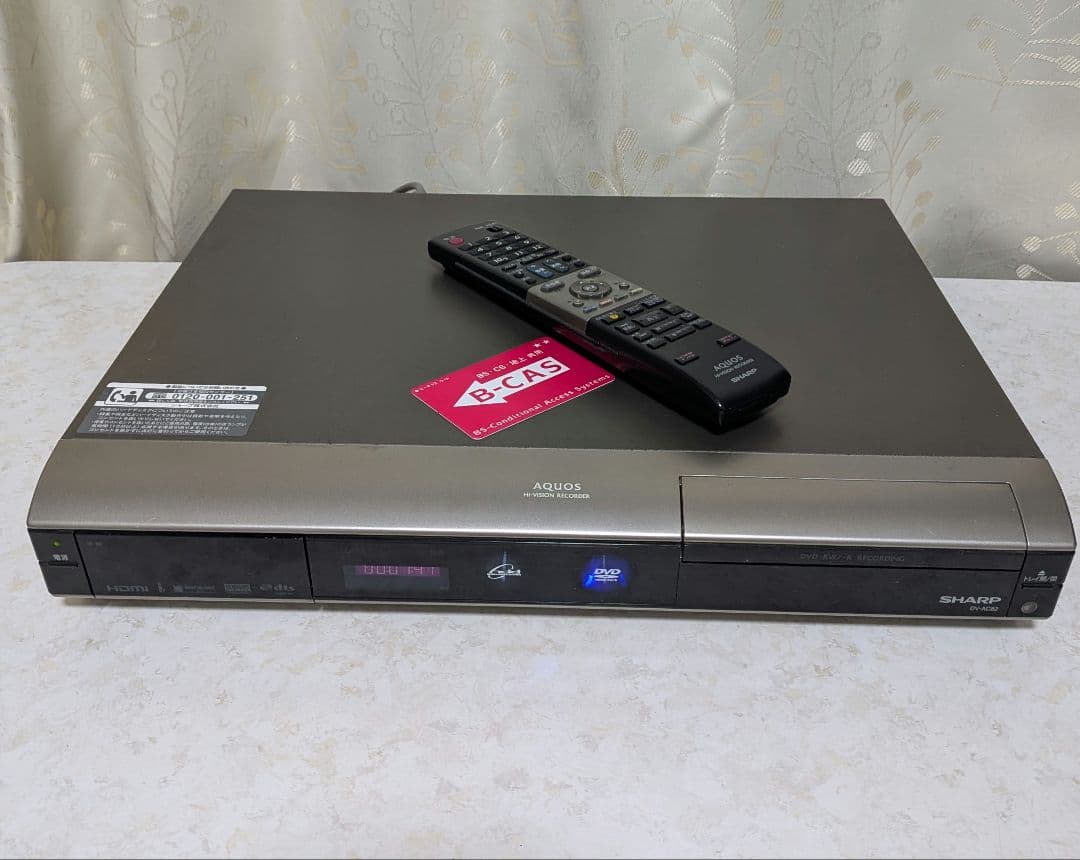 シャープAQUOS【DV-AC82】☆HDMI搭載◎動作確認済み◎付属品一式付き