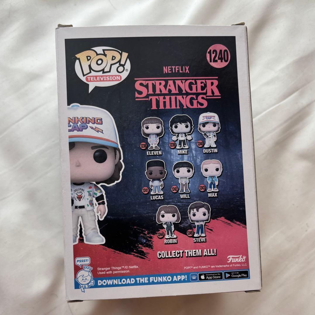 FUNKO POP Stranger Thingsダスティン フィギュア