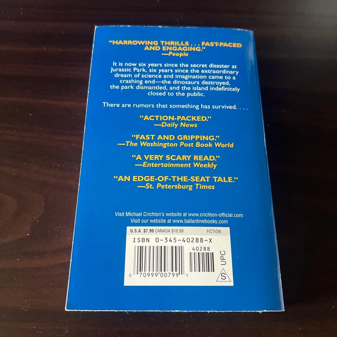 【洋書】THE LOST WORLD by MICHAEL CRICHTON