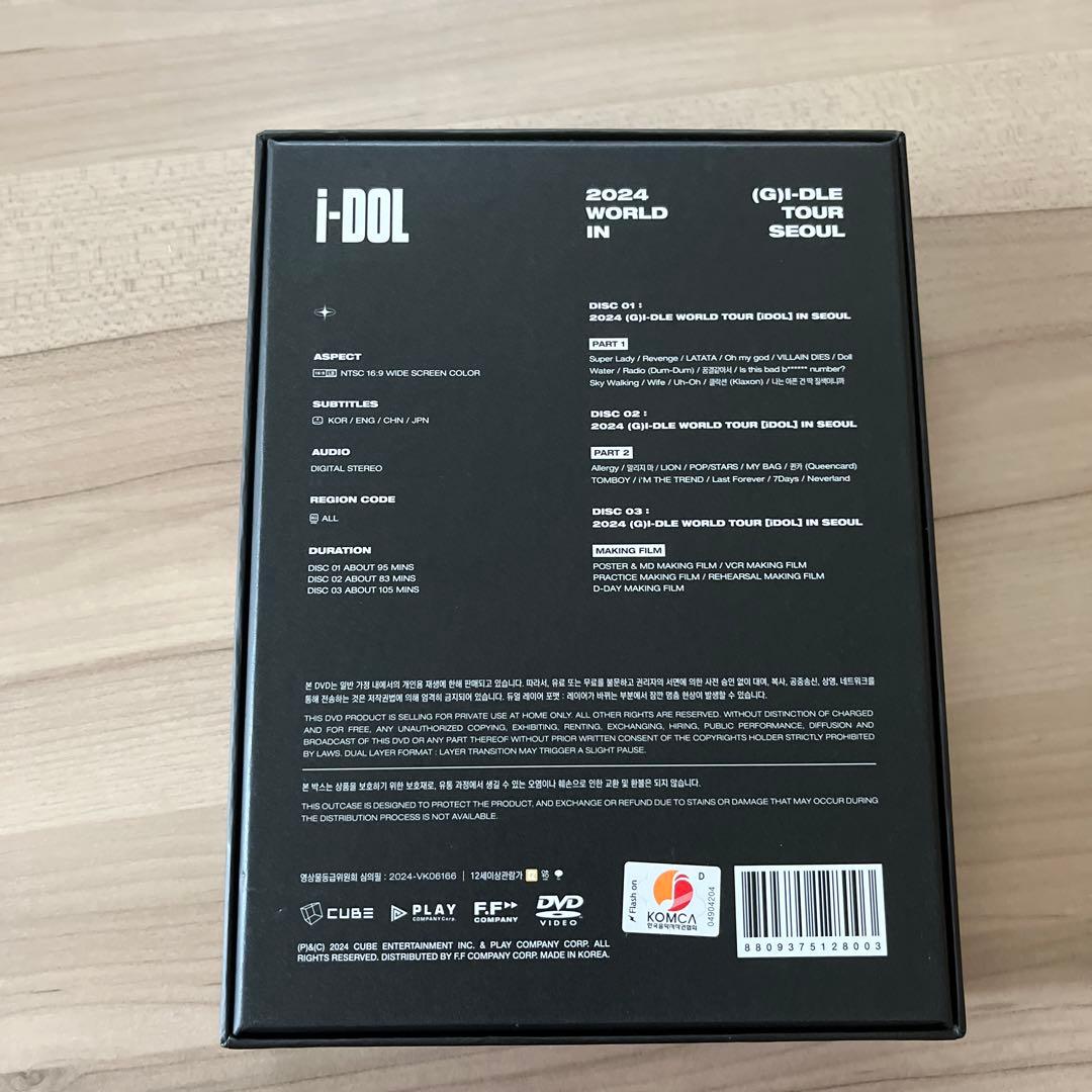 K-POP・アジア (G)I-DLE WORLD TOUR i-DOL IN SEOUL DVD