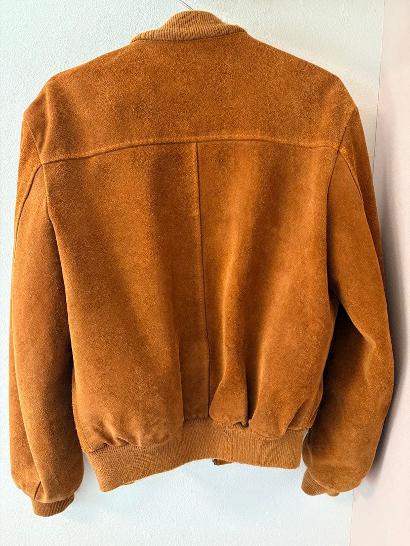Schott NYC ブラウン スエード ボンバージャケット
