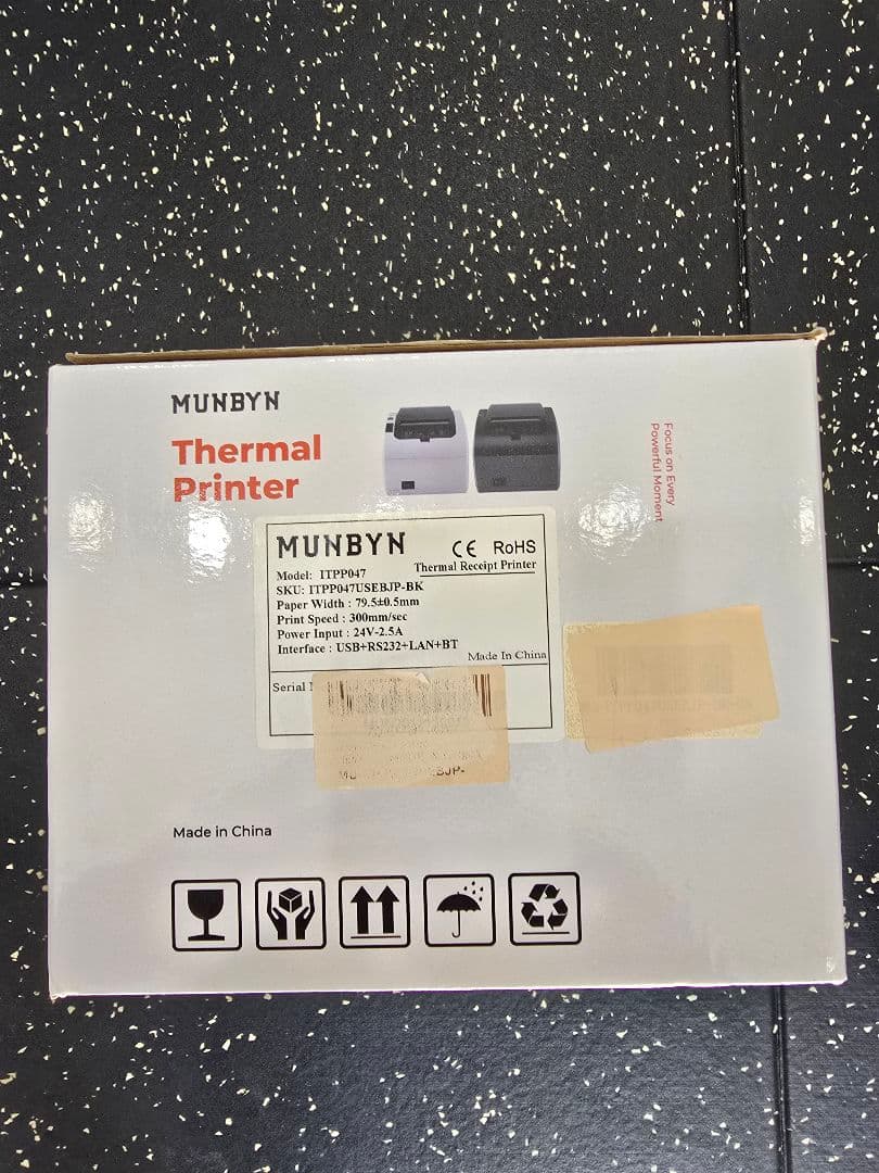 MUNBYN サーマルレシートプリンター ITPP04美品 USB/LAN/BT