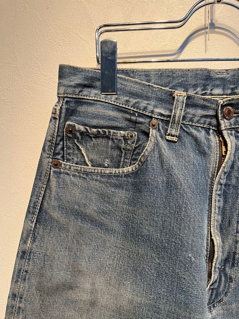 LEVI'S 希少 501ZXX 50's 隠しリベット Big E 紙パッチ付