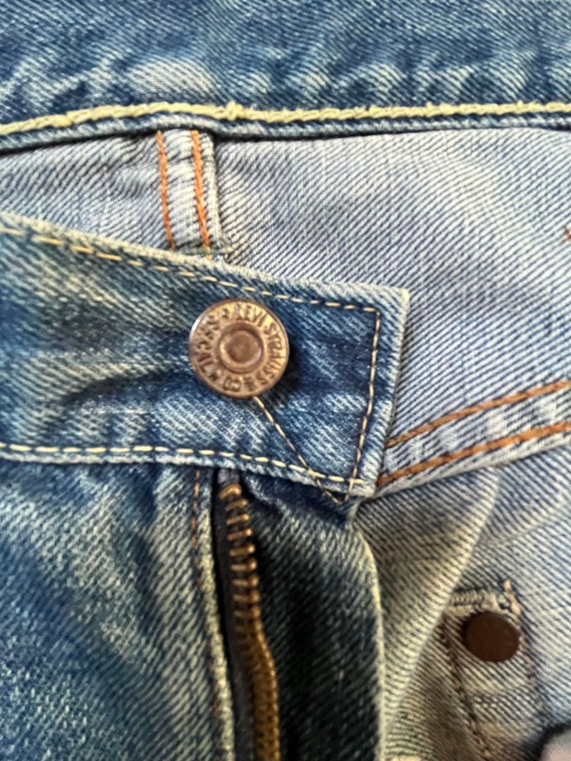 LEVI'S 希少 501ZXX 50's 隠しリベット Big E 紙パッチ付