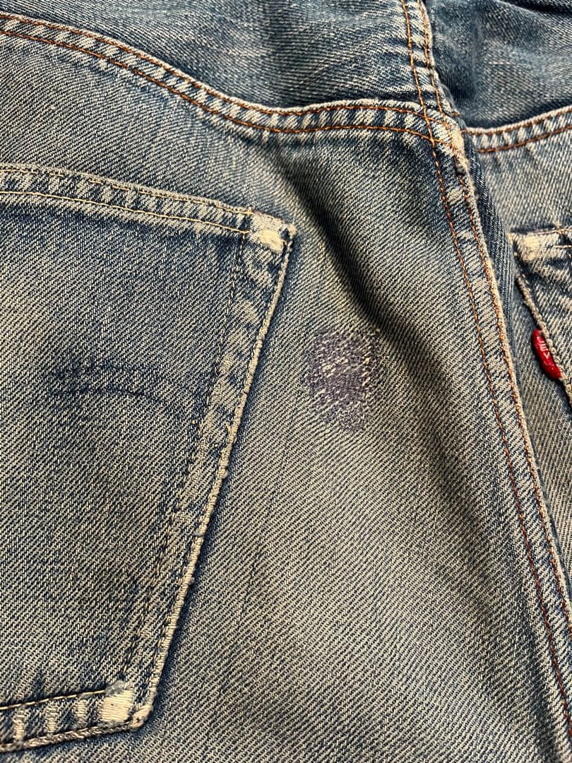 LEVI'S 希少 501ZXX 50's 隠しリベット Big E 紙パッチ付
