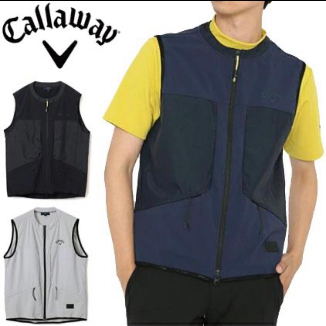 Callaway キャロウェイ 8WAYストレッチ フルジップ ベストブルゾン
