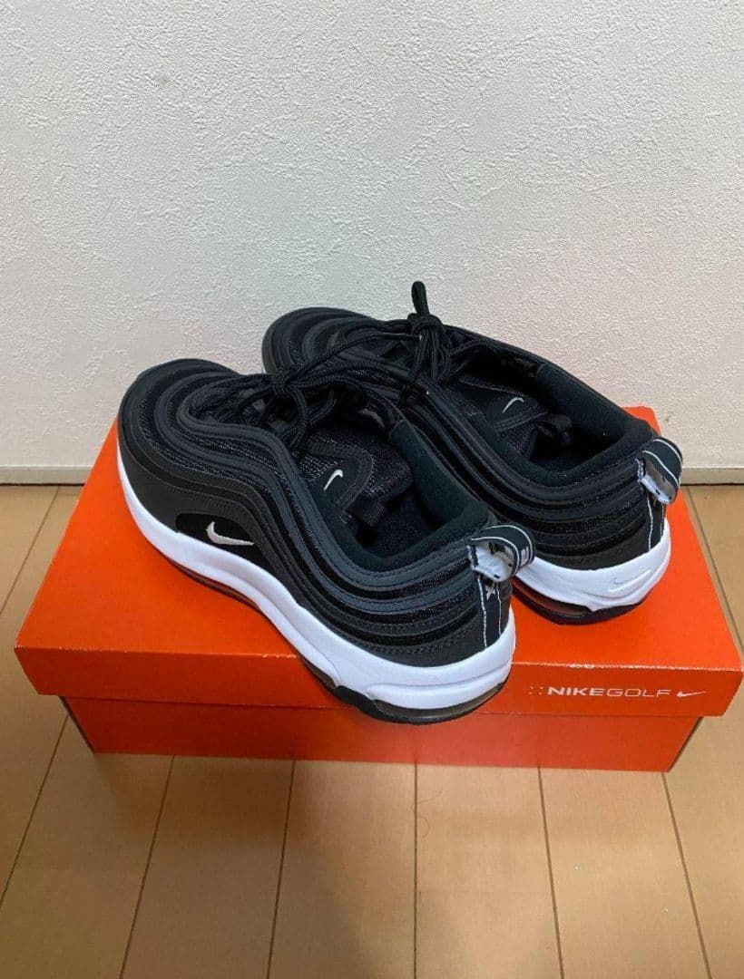 値下げ【超レア】ナイキNIKEエアマックス97Golf/26.0cm/ブラック