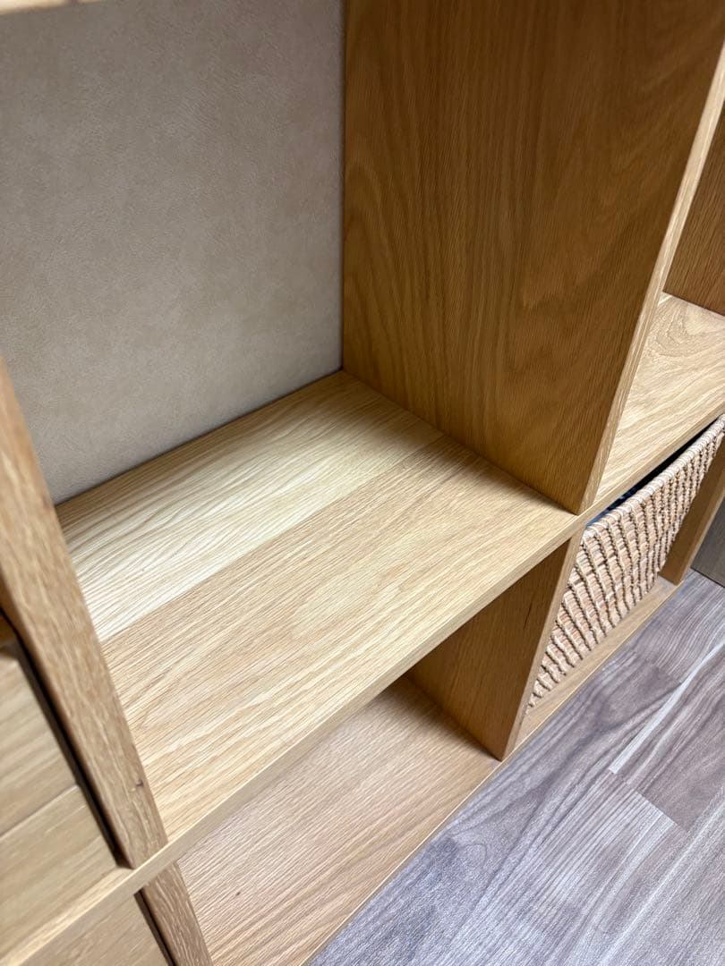 【期間限定価格】送料込み【無印良品】スタッキングシェルフ ３段×２列＋付属品