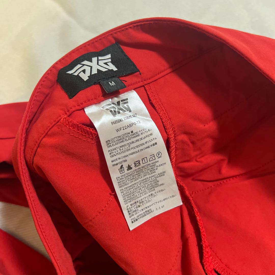 PXG レディース レッドパンツ スリムフィット