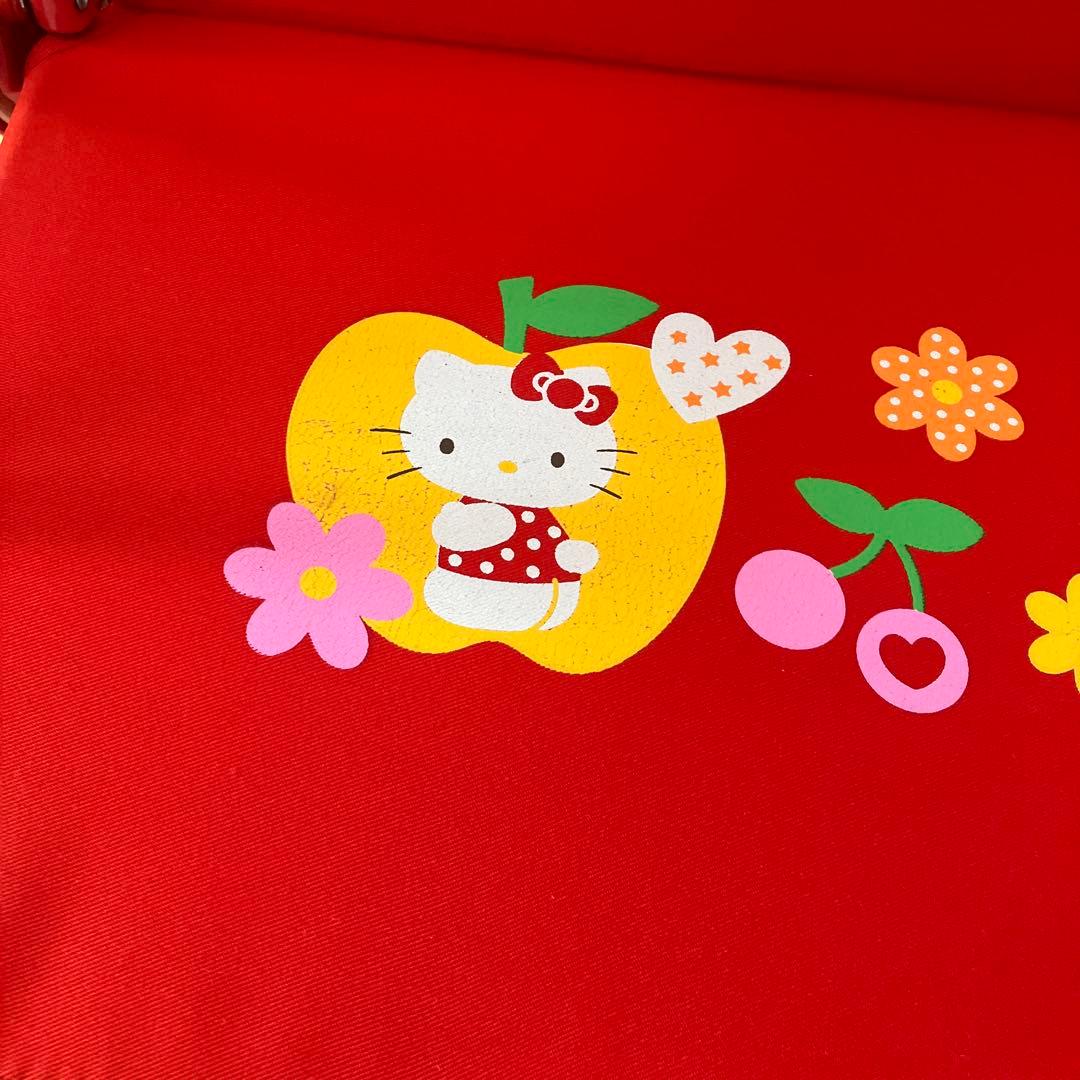 ハローキティ　折りたたみ椅子　アウトドアベンチ　レア　折り畳みベンチシート