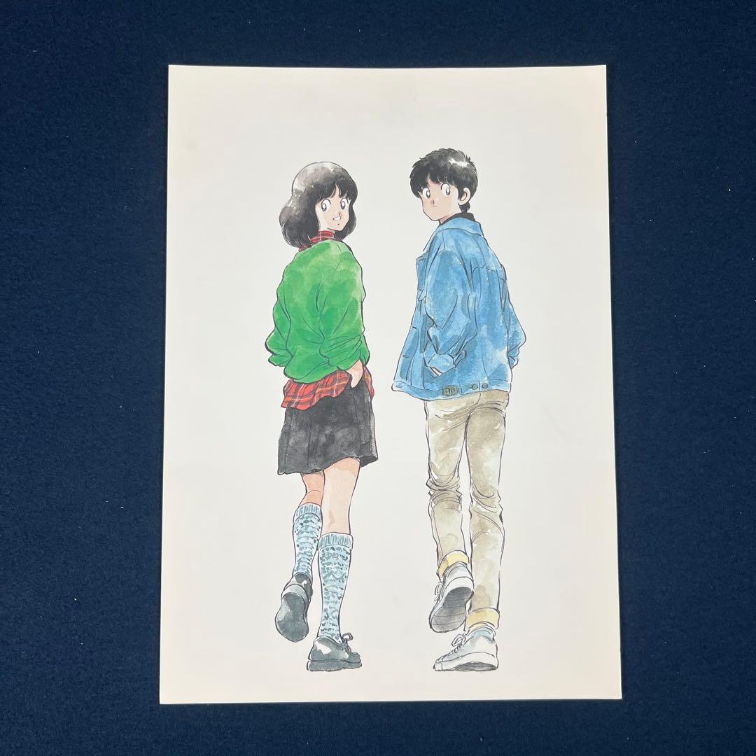 2180 あだち充 タッチ 自選複製原画集 11枚 マンガ 野球 高校野球