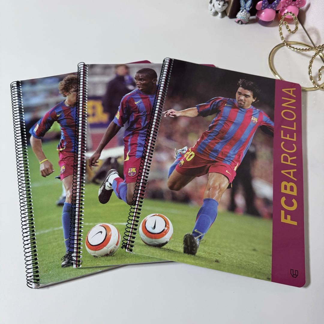 FC BARCELONA 巾着 サッカーノート 4pcs.