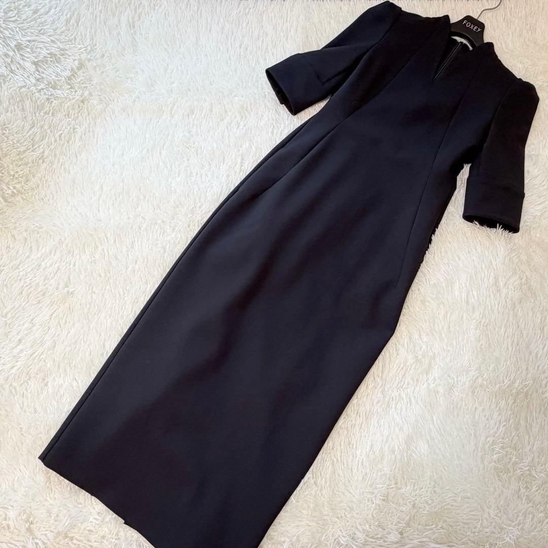 美品　アメリ　EDGE SHOULDER BONDING DRESS ワンピース