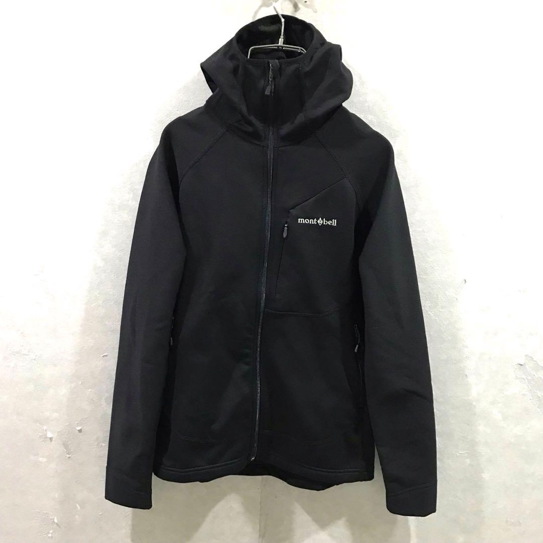 mont-bell モンベル トレールアクションパーカー 美品 ブラック Ｍ